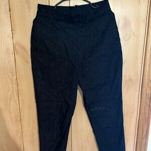 Denim Cigarette Pants by Vixen by Micheline Pitt